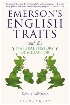 Paperback Emerson's English Traits and the Natural History of Metaphor Book
