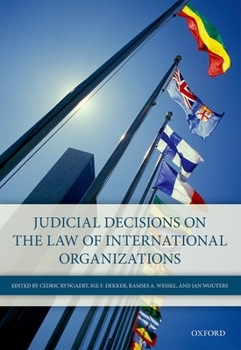 Hardcover Judicial Decisions on the Law of International Organizations Book