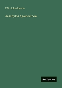 Paperback Aeschylos Agamemnon [German] Book