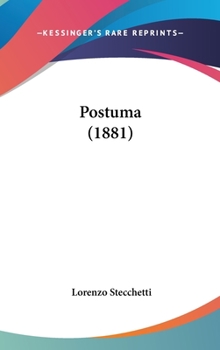 Hardcover Postuma (1881) Book