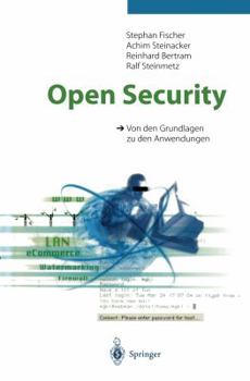 Paperback Open Security: Von Den Grundlagen Zu Den Anwendungen [German] Book