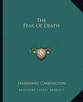 Paperback The Fear Of Death Book