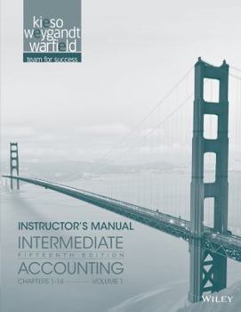 Paperback Instructor Manual Vol 1 t/a Intermediate Accounting, Fifteenth edition Book