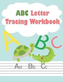 Paperback ABC Letter Tracing Workbook (ABC): Preschool Workbooks - Perfect Gift for Halloween Tablet Full Page Marbled (Helps Handwriting), 110 Writing Exercise Book