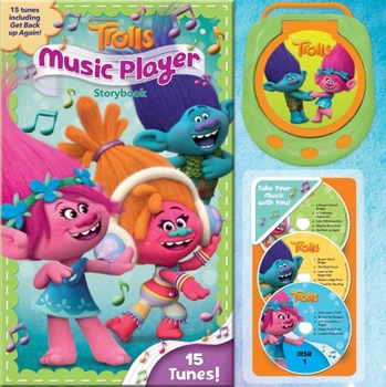 Hardcover DreamWorks Trolls Music Player Storybook Book