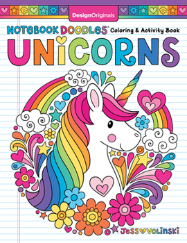 Paperback Notebook Doodles Unicorns: Coloring and Activity Book