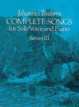 Paperback Complete Songs for Solo Voice and Piano, Series III Book