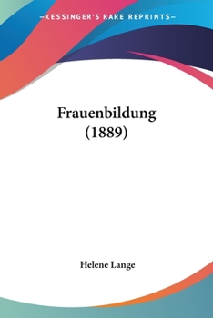 Paperback Frauenbildung (1889) Book