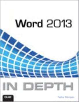 Paperback Word 2013 in Depth Book