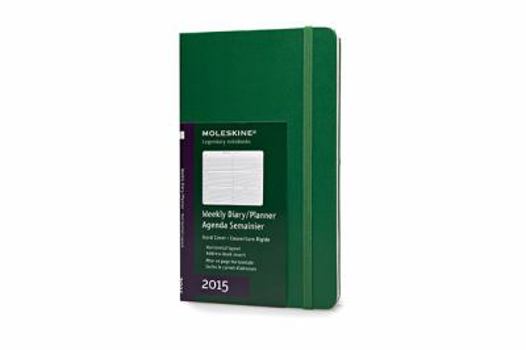 Calendar Moleskine 2015 Weekly Planner, Horizontal, 12 Month, Large, Oxide Green, Hard Cover (5 x 8.25) Book
