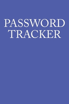 Paperback Password Tracker: Internet Password Book And Notes Book