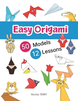 Paperback Easy Origami 50 Models 12 Lessons Book