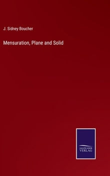 Hardcover Mensuration, Plane and Solid Book