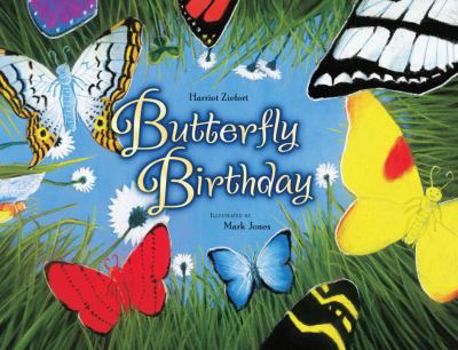 Hardcover Butterfly Birthday Book