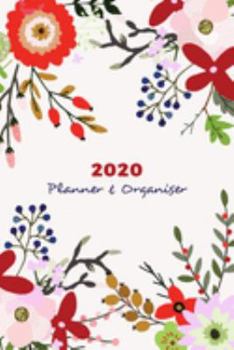 2020 Weekly and Monthly Planner & Organiser Gift Idea for Women: 52 Weeks Schedule Calendar - January 2020 to December 2020, Diary with Space To Write Notes 6 x 9 inch; 15.24 x 22.86 cm