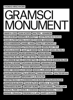 Paperback Thomas Hirschhorn: Gramsci Monument Book