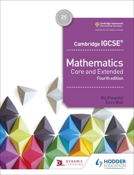 Paperback Cambridge Igcse Mathematics Core and Extended 4th Edition: Hodder Education Group Book