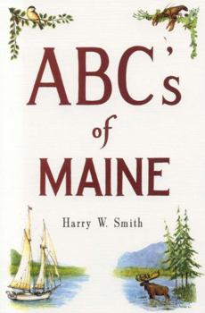 Paperback Abc's of Maine Book