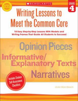 Paperback Writing Lessons to Meet the Common Core, Grade 4 Book