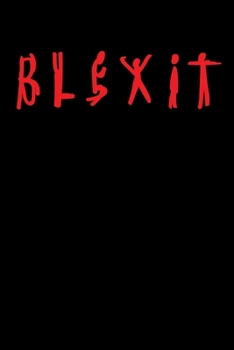 Blexit: Graph Paper Journal / Notebook / Diary Gift - 6”x9” - 120 pages - Graph Paper - 5mm x 5mm - Matte Cover