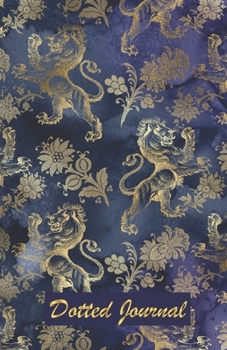 Dotted Journal: Celestial lion, Blank dot grid notebook with inspiring quotes inside. Small (size 5.5x 8.5 inch). Great for writing, note taking, ... dairy. Suitable for Bullet method.