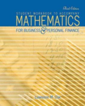 Paperback Mathematics for Business and Personal Finance Book