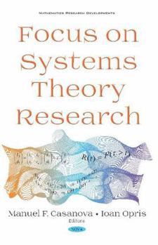 Hardcover Focus on Systems Theory Research (Mathematics Research Developments) Book