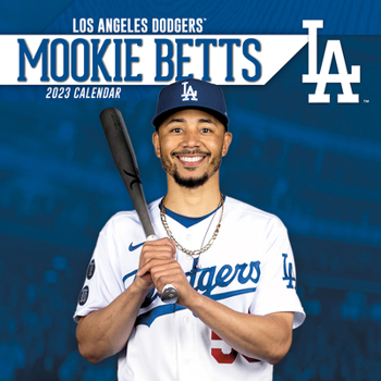 Calendar Los Angeles Dodgers Mookie Betts 2023 12x12 Player Wall Calendar Book