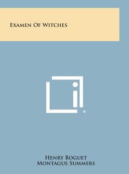 Hardcover Examen of Witches Book