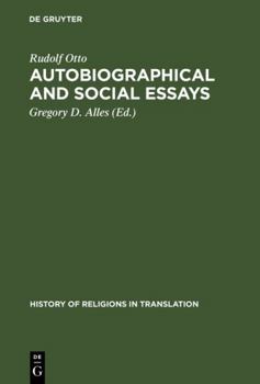 Hardcover Autobiographical and Social Essays Book