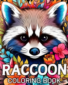 Paperback Raccoon Coloring Book: 50 Unique Images to Color and Relax Book