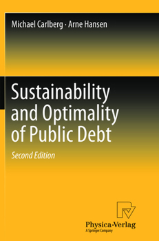 Paperback Sustainability and Optimality of Public Debt Book