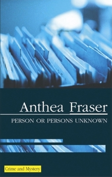 Hardcover Person or Persons Unknown [Large Print] Book