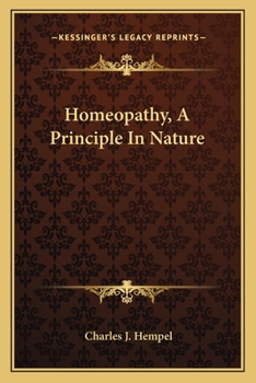 Homeopathy, A Principle In Nature