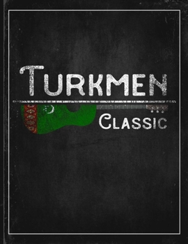 Turkmen Classic: Turkmenistan Flag Guitar Journal Heritage Gift Idea for Daguhter, Mom, Coworker  Planner Daily Weekly Monthly Undated Calendar Organizer Journal