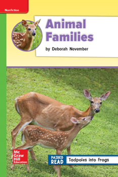 Spiral-bound Reading Wonders Leveled Reader Animal Families: Beyond Unit 2 Week 4 Grade 2 Book
