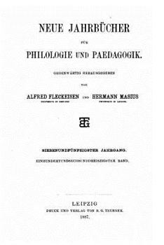 Paperback Neue Jahrbücher für Philologie und Paedogogik [German] Book