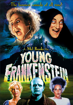 DVD Young Frankenstein Book