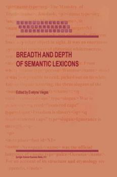 Hardcover Breadth and Depth of Semantic Lexicons Book