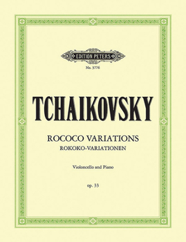 Paperback Variations on a Rococo Theme Op. 33 (Edition for Cello and Piano): Sheet Book