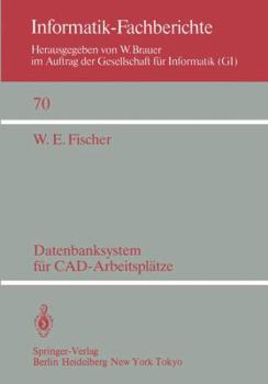 Paperback Datenbanksystem Für Cad-Arbeitsplätze [German] Book