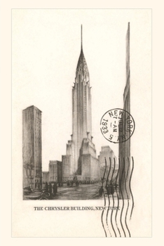 Paperback Vintage Journal Chrysler Building, New York City Book