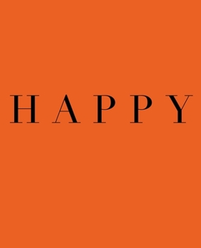 Happy: A decorative Halloween book | Stack deco books together to create a custom Halloween phrase or message in any room | Perfect for party tables, ... design styling (Holiday Celebrations)