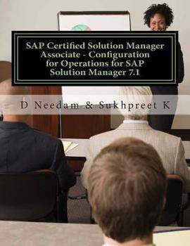 Paperback SAP Certified Solution Manager Associate - Configuration for Operations for SAP Solution Manager 7.1 Book