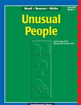 Paperback Read Reason Write Level G Book 1 Unusual People Book