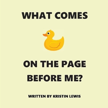 Paperback What Comes On The Page Before Me? Book