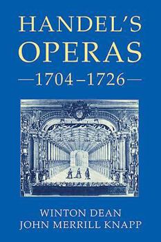 Hardcover Handel's Operas, 1704-1726 Book