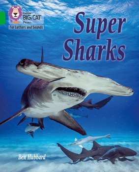 Paperback Collins Big Cat Phonics for Letters and Sounds - Super Sharks: Band 5/Green Book