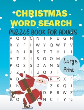 Paperback Christmas Word Search Puzzle Book for Adults Large Print: 1160 Christmas Word, Activity Games, Perfect Gift for AdUlts Book