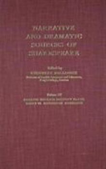 Hardcover Narrative and Dramatic Sources of Shakespeare: Volume 3: The Earlier English History Plays Book